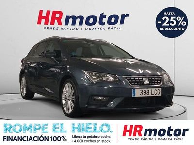 Usado Seat Leon XCELLENCE 150 CV (110 kW) 2019 Azul Berlina