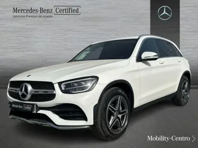 Usado Mercedes GLC200 AMG line 197 CV (144 kW) 2021 Blanco polar  pintura unicolor SUV