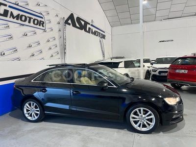 Usado Audi A3 110 CV (80 kW) 2016 Negro Berlina