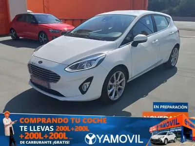 Usado Ford Fiesta Titanium 125 CV (91 kW) 2017 Blanco Utilitario