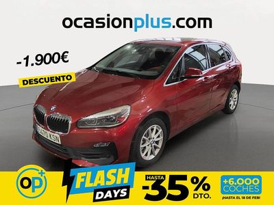 Rojo Usado 2018 BMW 218 Active Tourer Monovolumen | 16.500 €