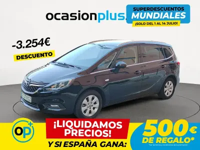 Usado Opel Zafira Selective 120 CV (88 kW) 2017 Negro Monovolumen