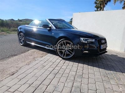 Usado Audi A5 Cabriolet 230 CV (169 kW) 2016 Azul Descapotable