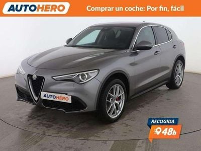 Usado Alfa Romeo Stelvio Executive 280 CV (205 kW) 2018 Gris SUV