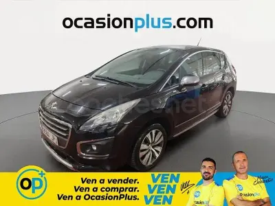 Usado Peugeot 3008 Style 120 CV (88 kW) 2016 Negro Berlina