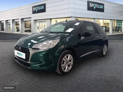 Usado DS Automobiles DS3 Style 100 CV (73 kW) 2017 Verde Utilitario