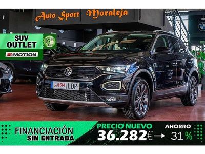 Usado VW T-Roc Sportline 190 CV (139 kW) 2019 Negro SUV