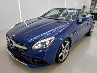 Usado Mercedes SLC200 184 CV (135 kW) 2017 Azul Descapotable