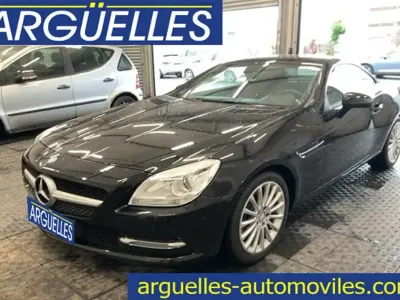 Usado Mercedes SLK200 184 CV (135 kW) 2015 Negro Descapotable