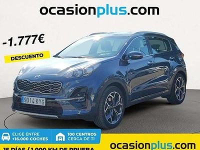 Azul Usado 2019 Kia Sportage GT-Line SUV | 17.778 € (Precio justo)