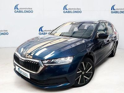 Azul Usado 2021 Skoda Octavia Ambition Familiar | 23.900 € (Precio justo)
