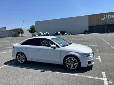 Usado Audi A3 S-Line 184 CV (135 kW) 2018 Blanco Berlina