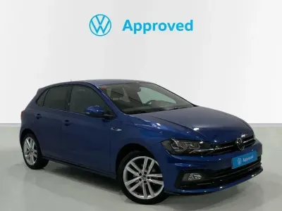 Usado VW Polo R-line 110 CV (80 kW) 2021 Azul Utilitario