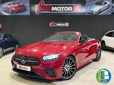 Usado Mercedes E450 367 CV (269 kW) 2022 Rojo Descapotable