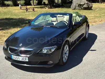 Usado BMW 630 Cabriolet Comfort Edition 272 CV (200 kW) 2007 Negro Descapotable
