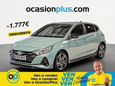 Usado Hyundai i20 N Line 79 CV (58 kW) 2024 Verde Utilitario
