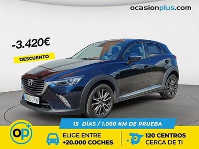 Azul Usado 2016 Mazda CX-3 Luxury SUV | 11.380 € (Buen precio)