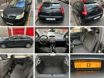 Usado Citroën C4 92 CV (67 kW) 2009 Negro Berlina