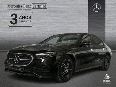 Usado Mercedes E220 AMG line 197 CV (144 kW) 2025 Negro obsidiana Berlina