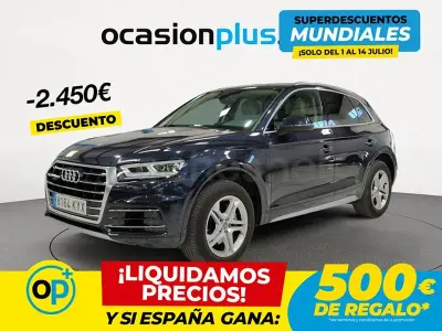 Usado Audi Q5 Design 163 CV (119 kW) 2019 Azul SUV