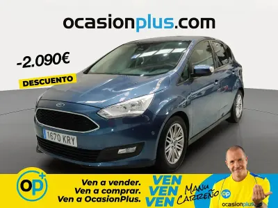 Usado Ford C-MAX Trend+ 125 CV (91 kW) 2018 Azul Monovolumen