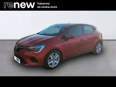 Usado Renault Clio V Intens 91 CV (66 kW) 2021 Rojo Berlina