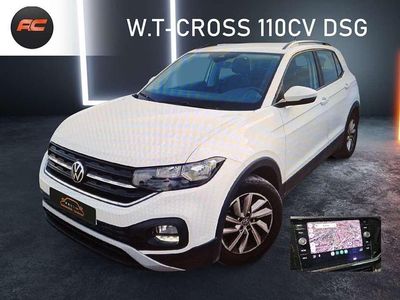 Usado VW T-Cross Advance 110 CV (80 kW) 2022 Blanco SUV