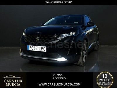 Usado Peugeot 3008 Allure 130 CV (95 kW) 2021 Negro SUV