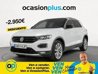 Usado VW T-Roc Sportline 190 CV (139 kW) 2018 Gris SUV