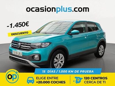 Usado VW T-Cross Edition 95 CV (69 kW) 2021 Azul SUV