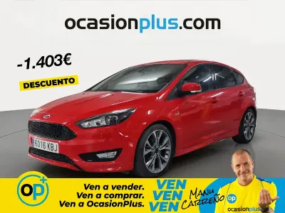 Usado Ford Focus ST-Line 182 CV (133 kW) 2017 Rojo