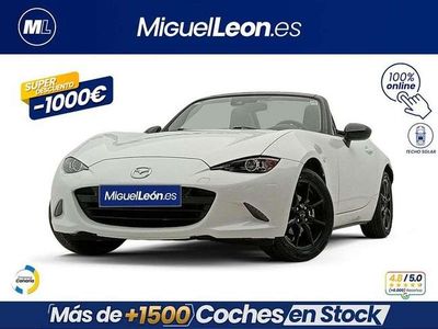 Usado Mazda MX5 131 CV (96 kW) 2019 Blanco Descapotable