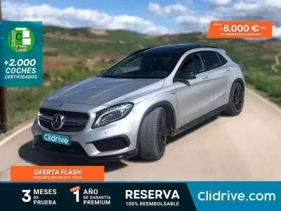 Usado Mercedes GLA45 AMG AMG 421 CV (309 kW) 2016 Gris / plata SUV