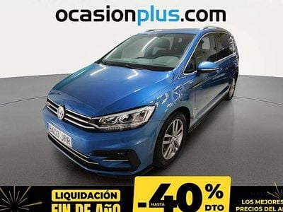 Azul Usado 2016 VW Touran Sportline Monovolumen | 20.900 € (Precio justo)
