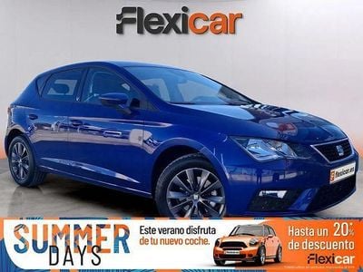 Usado Seat Leon Style 130 CV (95 kW) 2020 Azul Utilitario