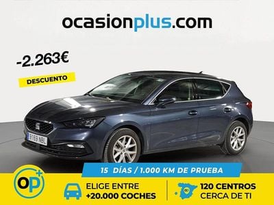 Usado Seat Leon Style 116 CV (85 kW) 2025 Gris Berlina
