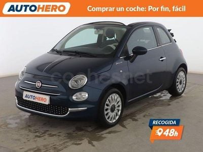 Usado Fiat 500C Dolcevita 70 CV (51 kW) 2021 Azul Descapotable