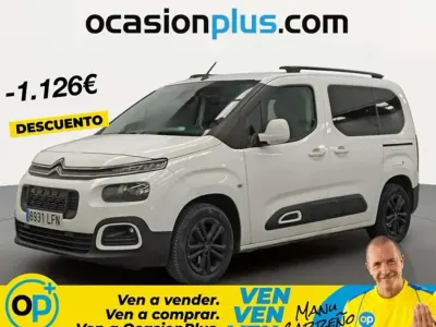 Usado Citroën e-Berlingo 102 CV (75 kW) 2020 Blanco Monovolumen