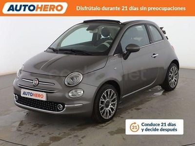 Usado Fiat 500C Dolcevita 70 CV (51 kW) 2022 Gris / plata Descapotable