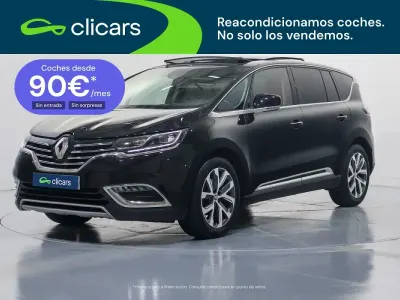 Usado Renault Espace Zen 160 CV (117 kW) 2016 Negro Monovolumen