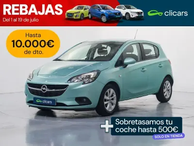 Usado Opel Corsa Selective 90 CV (66 kW) 2016 Azul Utilitario