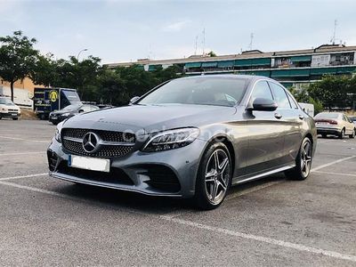 Usado Mercedes C200 136 CV (100 kW) 2018 Gris / plata Berlina