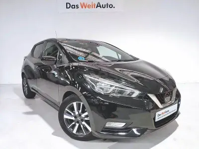 Usado Nissan Micra Acenta 90 CV (66 kW) 2017 Negro Utilitario