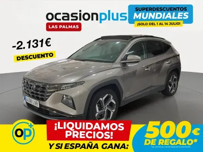 Usado Hyundai Tucson 265 CV (194 kW) 2021 Gris SUV