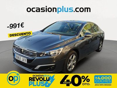 Usado Peugeot 508 Active 120 CV (88 kW) 2017 Gris Berlina