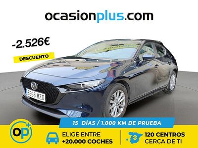 Usado Mazda 3 Prime-Line 140 CV (102 kW) 2025 Azul Berlina
