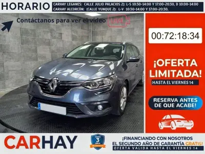 Usado Renault Mégane GrandTour Intens 116 CV (85 kW) 2020 Gris Familiar