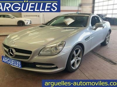 Usado Mercedes SLK200 184 CV (135 kW) 2012 Gris Descapotable