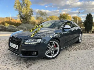 Usado Audi S5 354 CV (260 kW) 2009 Negro Coupe