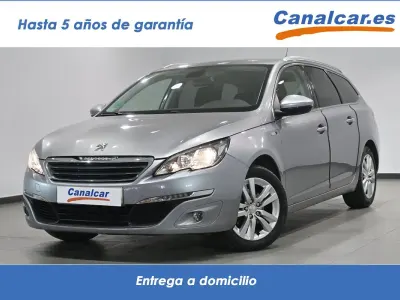 Usado Peugeot 308 S 130 CV (95 kW) 2015 Gris Familiar